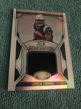 2019 PANINI CERTIFIED FOOTBALL DAMIEN HARRIS NEW GENERATION ROOKIE JERSEY RELIC