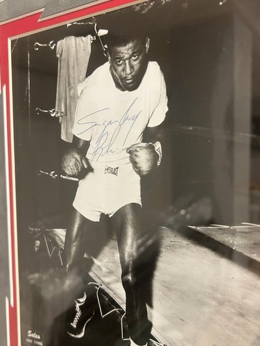 SUGAR RAY ROBINSON Signed 8X10 Framed Photo - JSA LOA - Picture 6 of 9