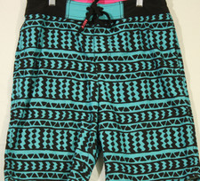American Eagle Shorts Size S/P Teal Pink Board Men