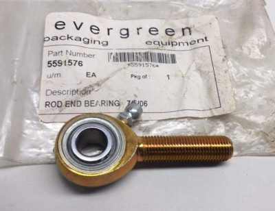 Evergreen 5591576 Rod End 3/8 bore 3/8-24 RH Thread with Zerk ref# KM-6Z