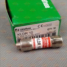 10PC Littelfuse KLDR 10 KLDR-10 10 Amp 10 A 600V Midget Time-Delay fuse NEW
