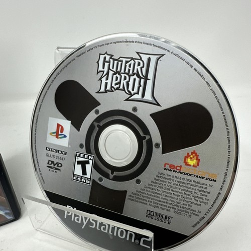 Guitar Hero II 2 (PlayStation 2 PS2) “Not for Resale” Complete CIB w/Manual 🎸 - Picture 3 of 8