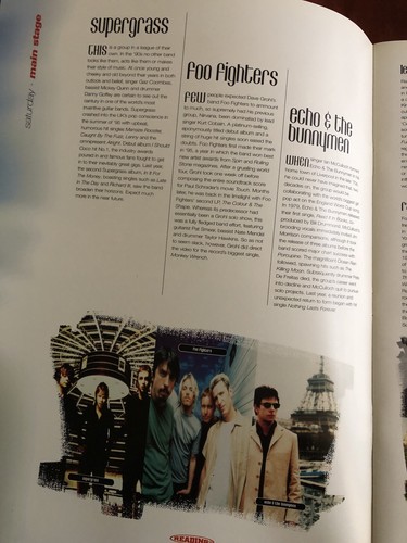 Reading Festival 1998 TOUR BOOK PROGRAMME Foo Fighters Beastie Boys Led Zeppelin - Picture 4 of 5