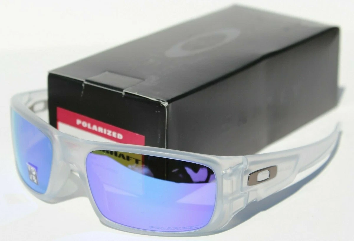 OAKLEY Crankshaft POLARIZED Sunglasses Matte Clear Violet Iridium
