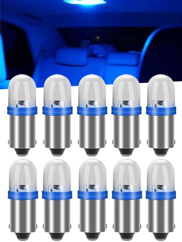 10x BA9S 1895 H6W 53 57 Bayonet LED Car Interior Dome Map Light Bulbs Dash Lamp - Picture 11 of 15