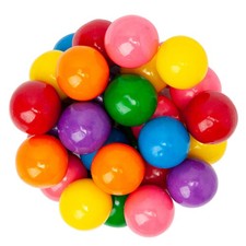 ASSORTED GUMBALLS 0.62in chewy fruity 3/4LB - 12OZ BEST PRICE