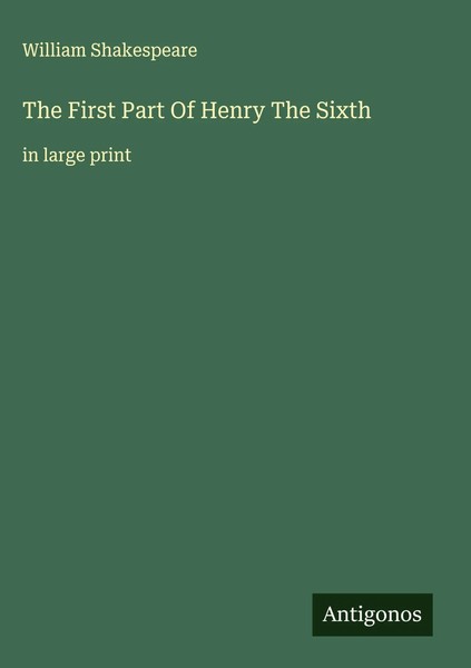 William Shakespeare | The First Part Of Henry The Sixth | Buch | Englisch (2025)-image
