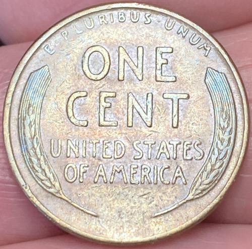 1944-P Lincoln Wheat Penny Beautiful Brilliant Toned Coin #8 - Picture 10 of 12