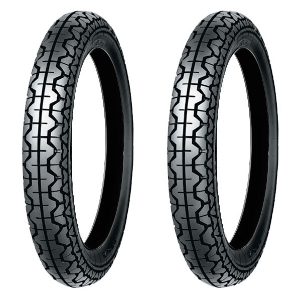 TYRE PAIR MITAS 3.50-18 62P + 3.50-18 62P H-06