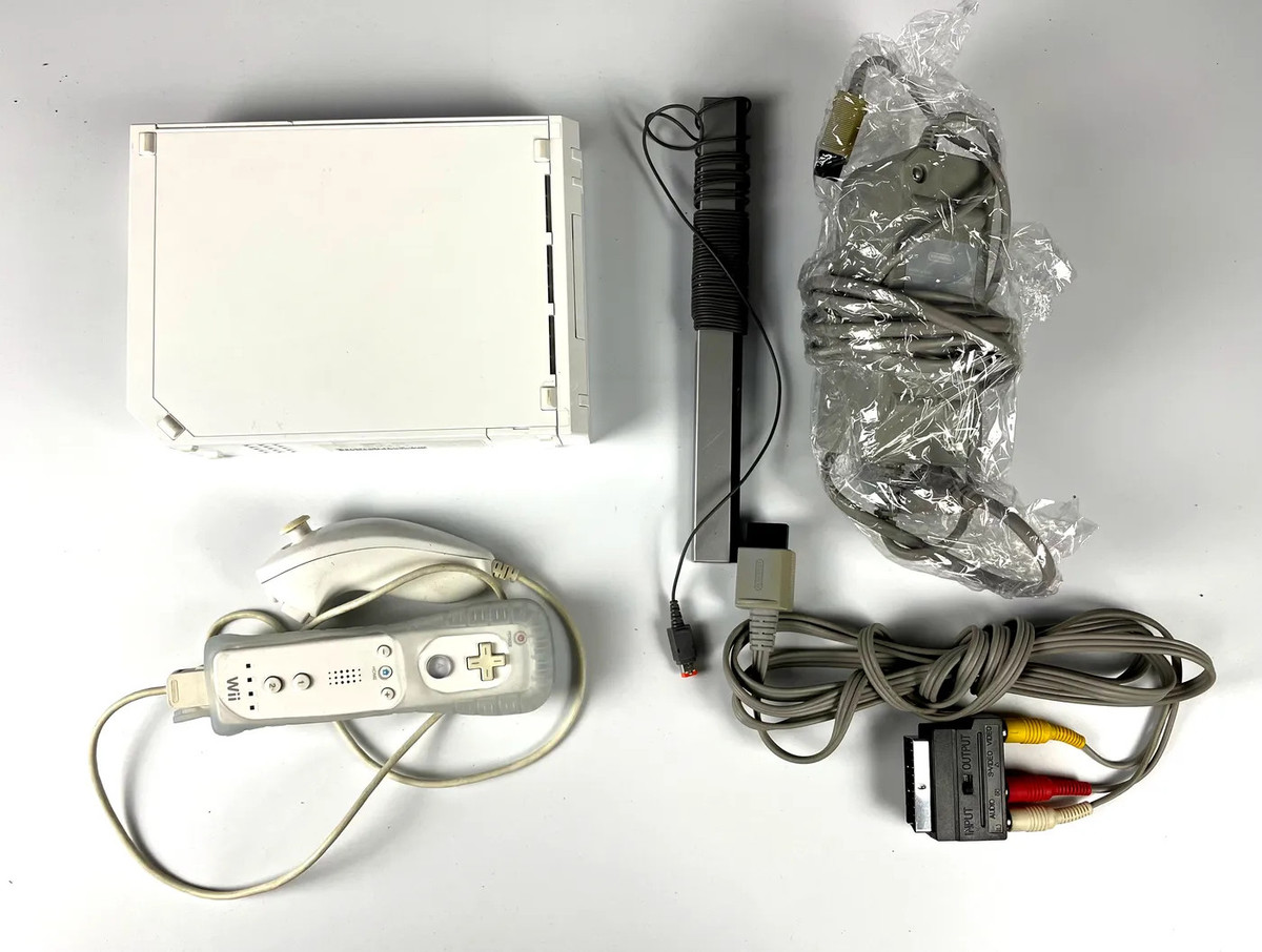 Nintendo Wii White RVL-001 Console Set PAL TESTED Nintendo Wii White RVL-001 Console Set PAL TESTED