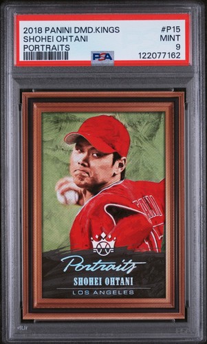 2018 Panini Diamond Kings Shohei Ohtani Portraits RC PSA 9 Los Angeles Angels