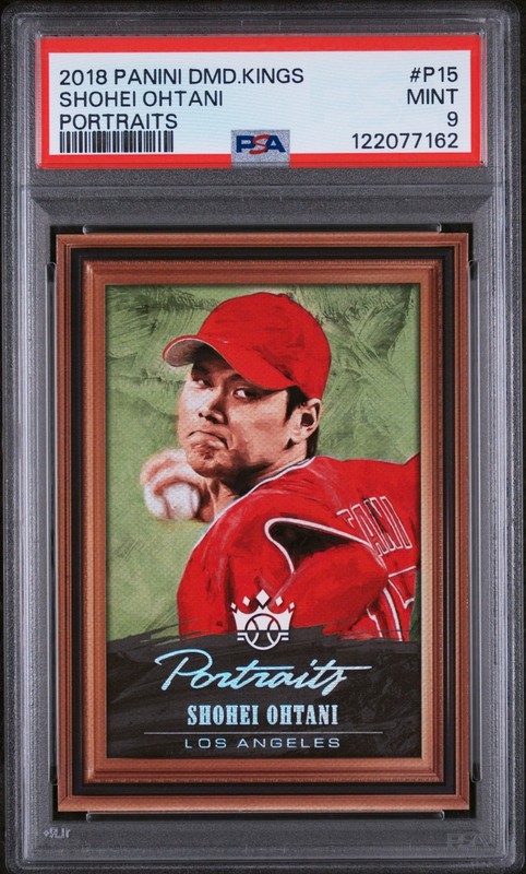 2018 Panini Diamond Kings Shohei Ohtani Portraits RC PSA 9 Los Angeles Angels
