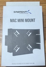 Sabrent Mac mini VESA Mount / Wall Mount / Under Desk Mount [BLACK] (BK-MABM)