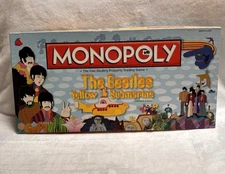 Monopoly The Beatles Yellow Submarine Complete 2013 Hasbro board game