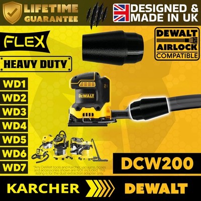KÄRCHER WD 1/2/3/4/5/6/7 auf DeWalt DCW200 N/B/P XJ/XR Staubabsaugadapter