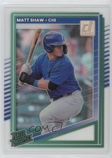 2025 Panini Donruss Clearly Rated Prospects Matt Shaw #143 1cx3