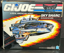 GI Joe Sky Sharc Attack Craft Sky Patrol Chrome Parts  6112 Hasbro Action Figure