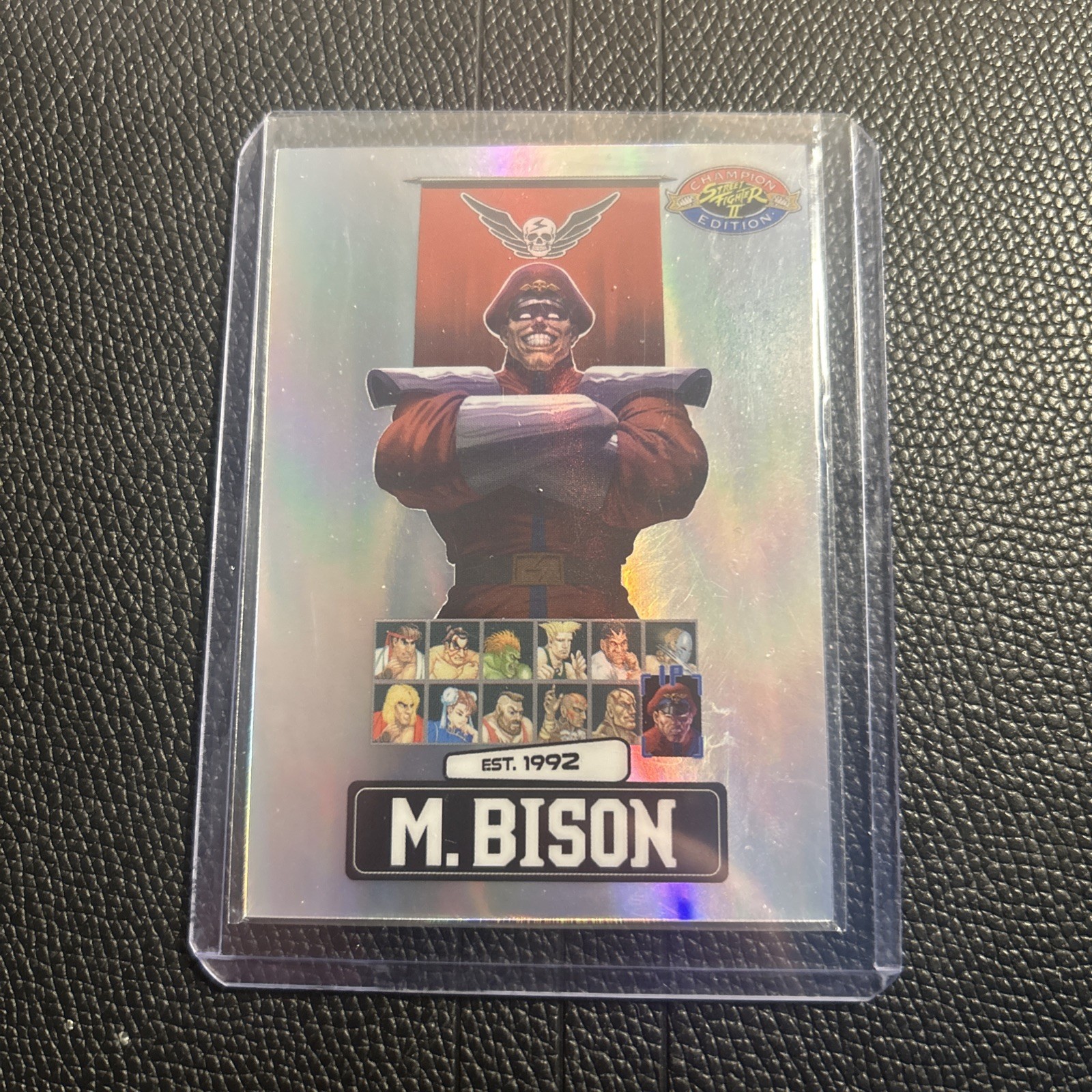 Street Fighter 2: Champion Edition PSA Promo M. Bison Silver
