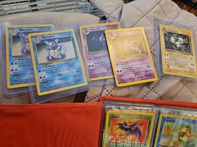 Pokémon Pot Luck Collection Of Vintage 1995/96 Cards W Book Roughly 60 Cards