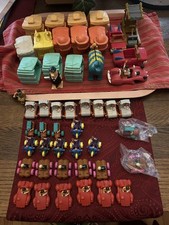 Large Lot Of 49 McDonald  s Flintstones Happy Meal Toys