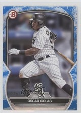 2023 Bowman Prospects Blue Pattern 76/125 Oscar Colas #BP-13 0c3e