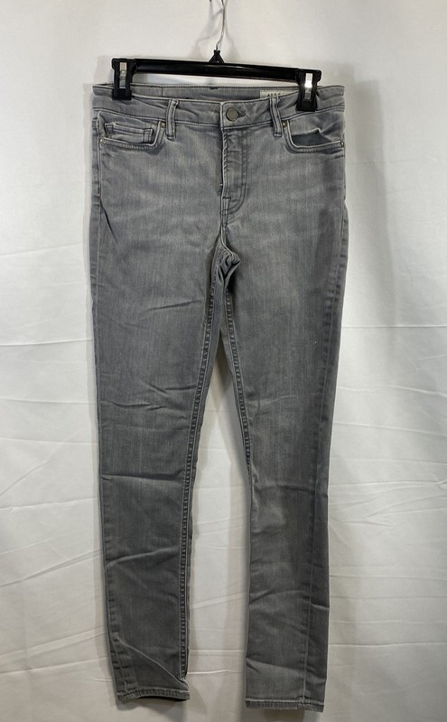 AllSaints Women's Grey Mast Skinny Mid Rise Denim Jeans Sz 29