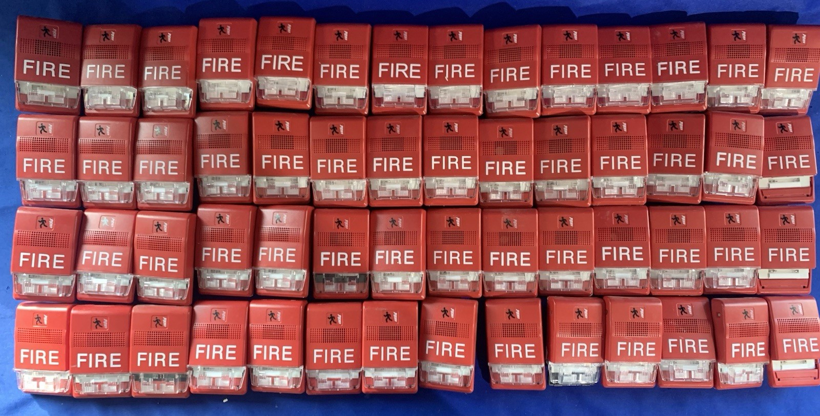 Edwards EST G1RF-VM/G1RF-HDVM Multi-Candela Fire Alarm Strobe Lot of 56 Untested