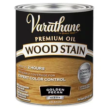Varathane 211710H Premium Wood Stain, Oil Based, Golden Pecan, 1 Quart