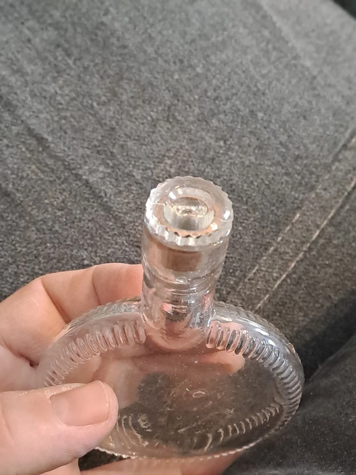 Bouteille Flacon A Sel Verre Verrerie 18ème 19ème Art Populaire  - Photo 4/4