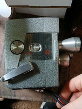 Vintage Wollensak Model 43 - Unique Triple Lens Turret 8mm Movie Camera Works