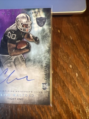 Clive Walford 2015 Topps Inception Rookie Purple Auto Rookie RC #RA-44 /150 - Picture 2 of 7