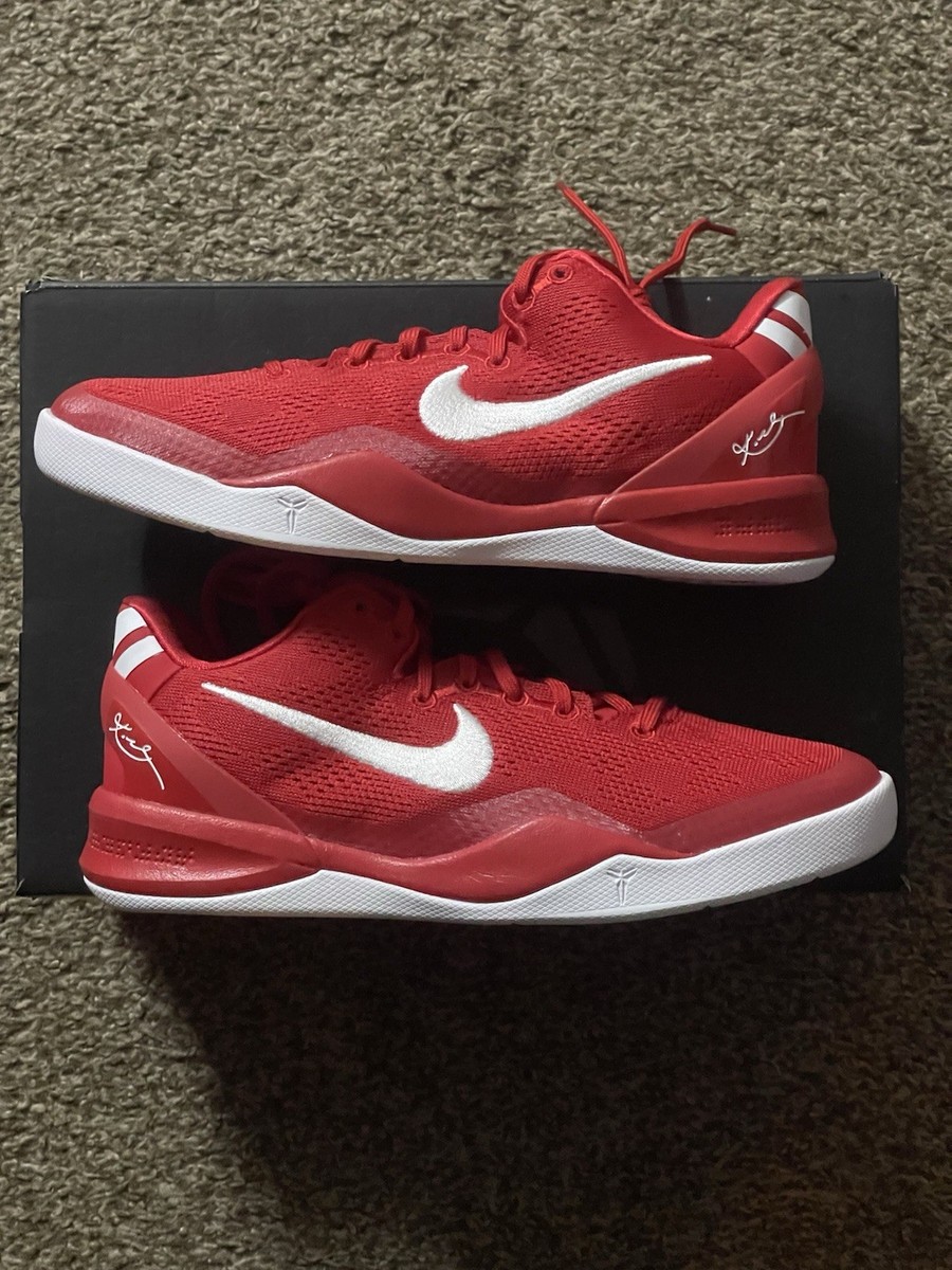 New* [5Y GS / 6.5 Wmns] Nike Kobe 8/VIII University Red  display picture 1