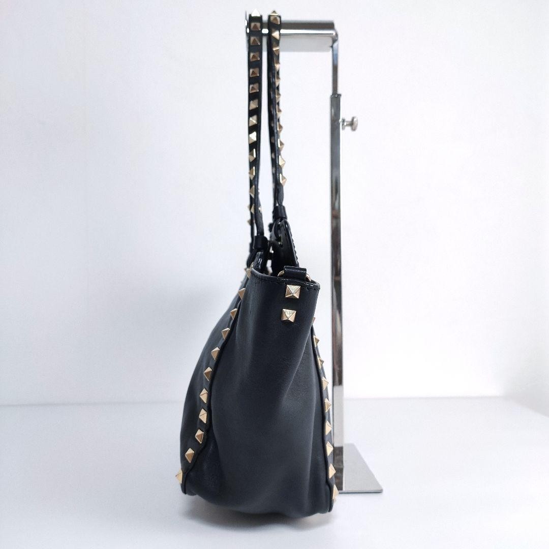 Valentino Garavani Black 2Way Shoulder Bag with Studs, Excellent Used Condition thumbnail 4
