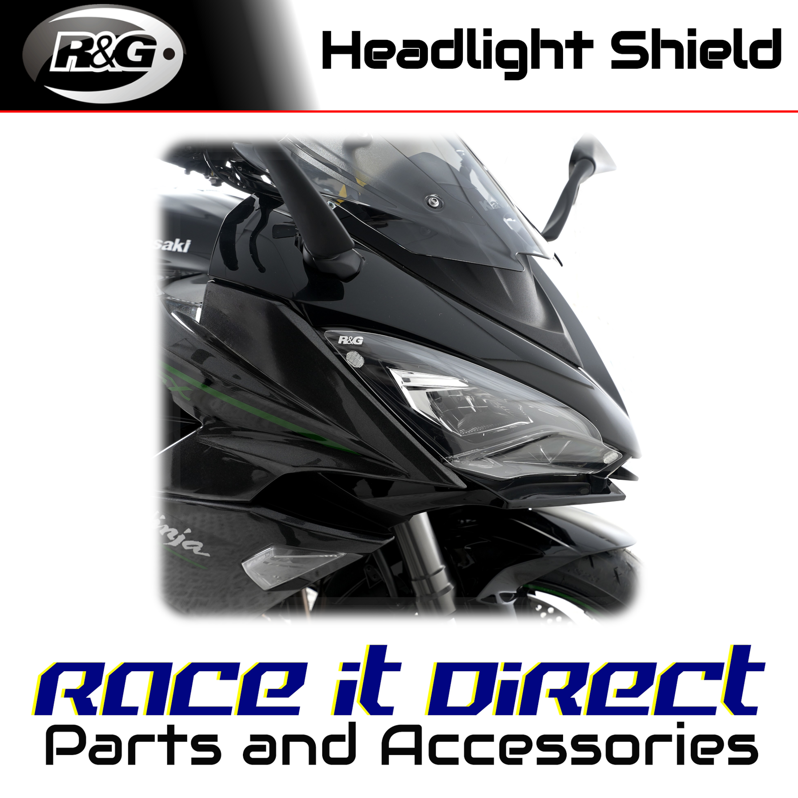 Headlight Shields for Kawasaki Z1000SX (Ninja 1000) 2017-2019 R&G