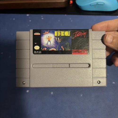 Out of This World SNES (Super Nintendo, 1992) Cartridge Only  Tested Working