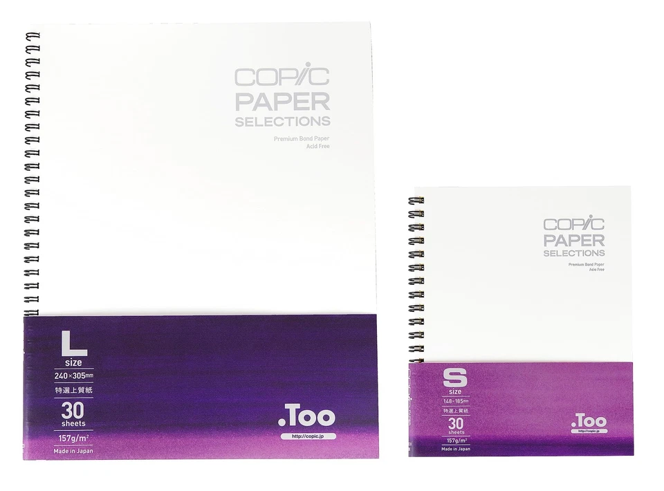 Cuaderno de bocetos Copic encuadernado en alambre S, 5" x 7", papel Bond premium (157 gsm), 30 hojas... Foto 3 de 4