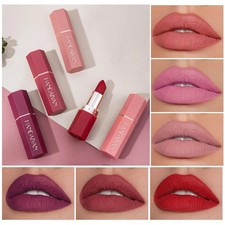 Long Lasting Lipstick Waterproof Velvet Matte Lipstick Rich Pigment Color Makeup