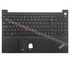 UK Palmrest Backlit Fingerprint Keyboard For Lenovo ThinkPad E15 Gen1 20RD 20RE