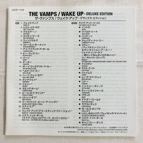 THE VAMPS CD & DVD - Wake Up Deluxe Edition Japan With Obi 10 Bonus Tracks - Imagen 4 de 5