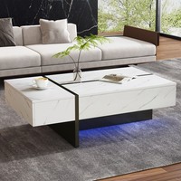 Sonnenh Couchtisch 105 X 60 X 35 Cm Weiß Mit Stauraum Wohnzimmer