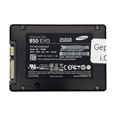 Samsung 850 EVO 250GB 2,5'' SATA SSD | gebraucht geprüft
