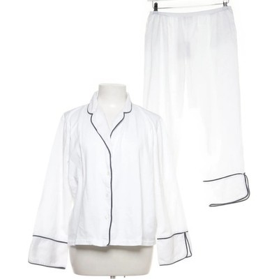 Zara Home, Pyjama, Größe: L, Baumwolle, Weiß, Einfarbig #MRR