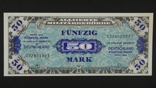 50 Mark 1944 Allied Military Authority Germany | aUNC | AMB 6a