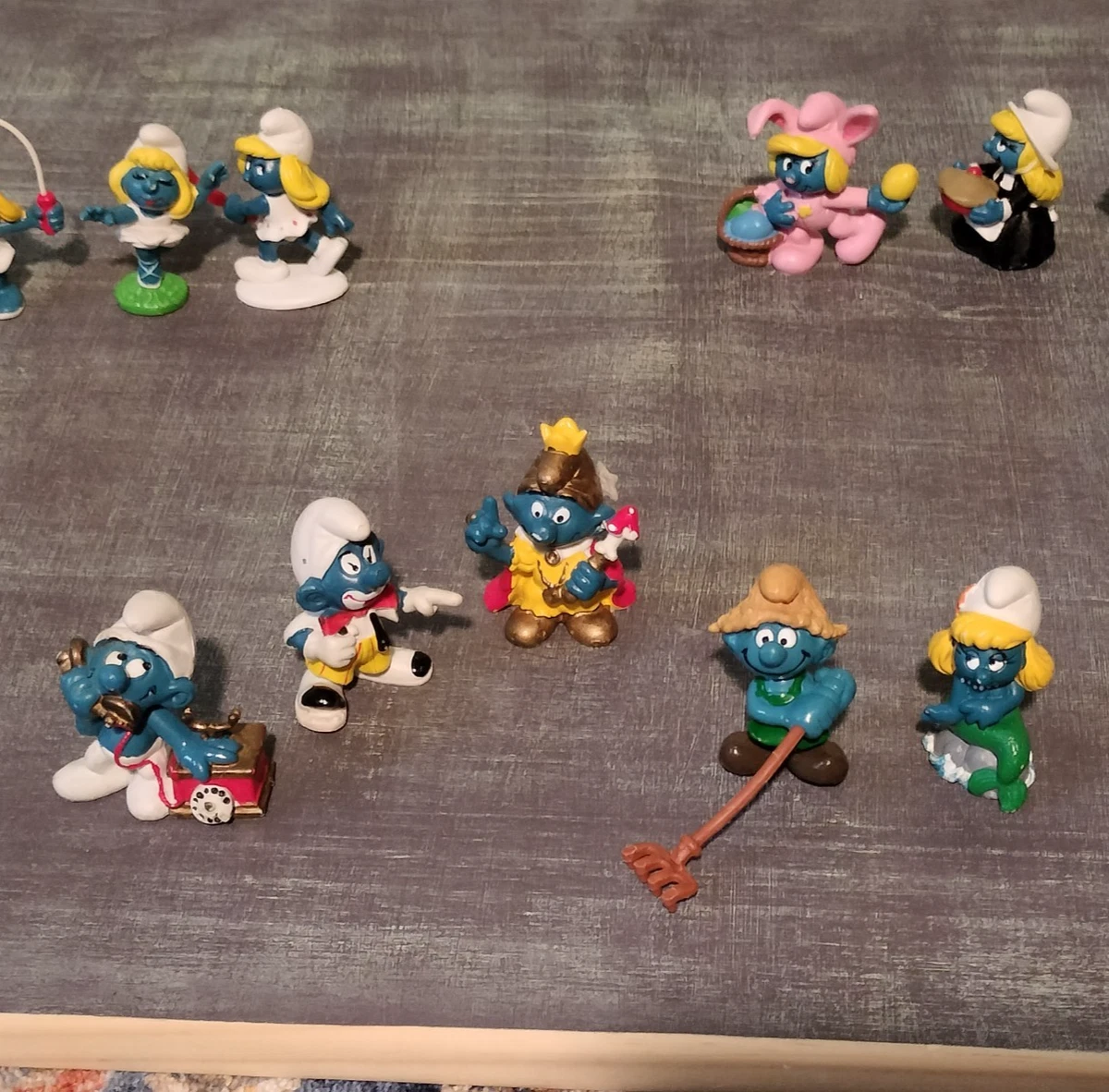 The Smurfs Cartoon & TV Character Action Figures 1970-1979 Time