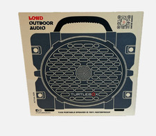 Turtlebox Grande Outdoor Bluetooth 5.4 Speaker, 126dB, Waterproof, Gray