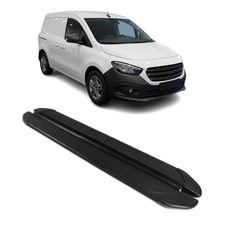 Trittbretter Seitenschweller für Mercedes Citan W420 L1 2021-2026 Schwarz Alu 2x Trittbretter Seitenschweller für Mercedes Citan W420 L1 2021-2026 Schwarz Alu 2x
