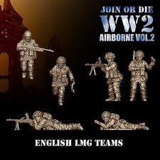 28mm WW2 Brit Para LMG team