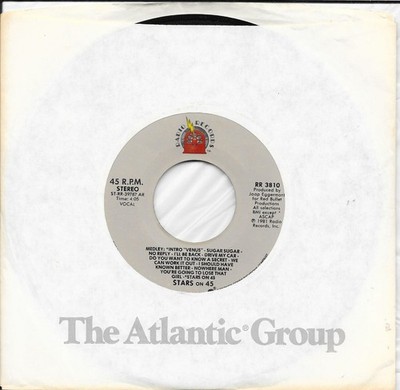 Stars on 45 beatles medley #1 Billboard Hot 100 in 1981 45 rpm record