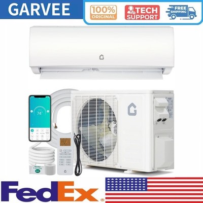  12000 BTU Mini Split Air Conditioner Heat Pump Ductless AC Cool Up to 750 Sq.