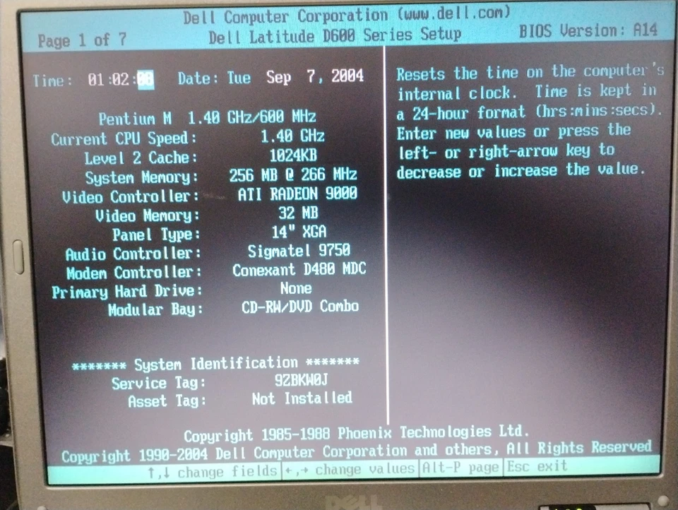 For Resto/Repair - Dell Latitude D600 - CD/DVD - Pentium M 1.40GHz - Image 2 of 4